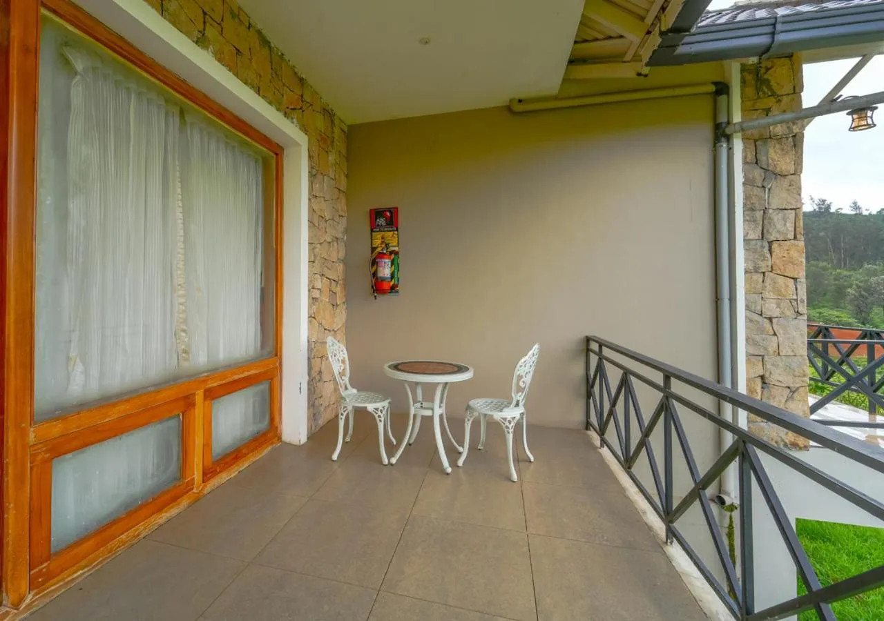 Balcony/Terrace in AJ Gable Clouds Ooty by VOYE HOMES - Serene Stay Near Avalanche Emerald Lake