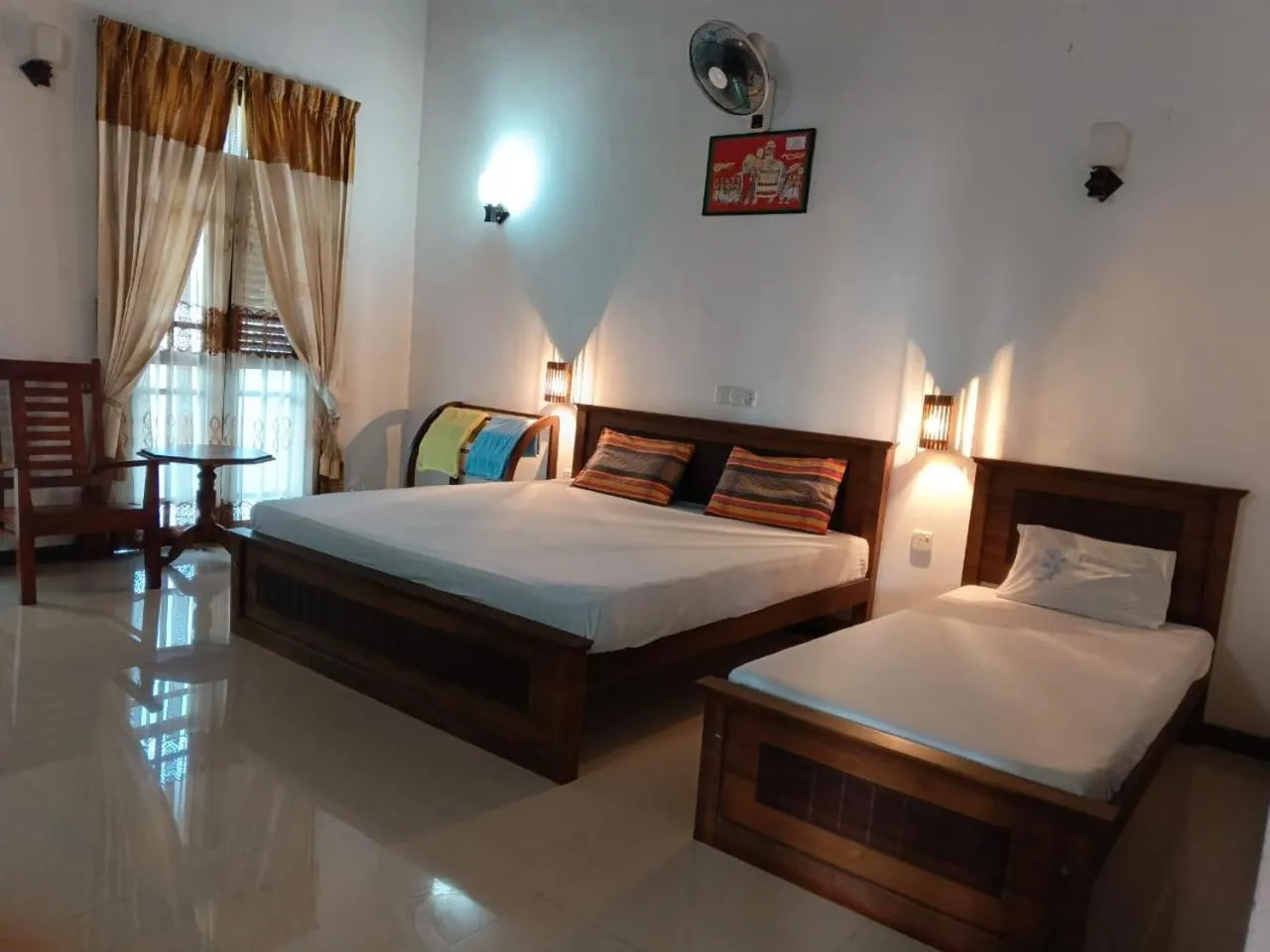 Bed in Lagoonvilla hotel