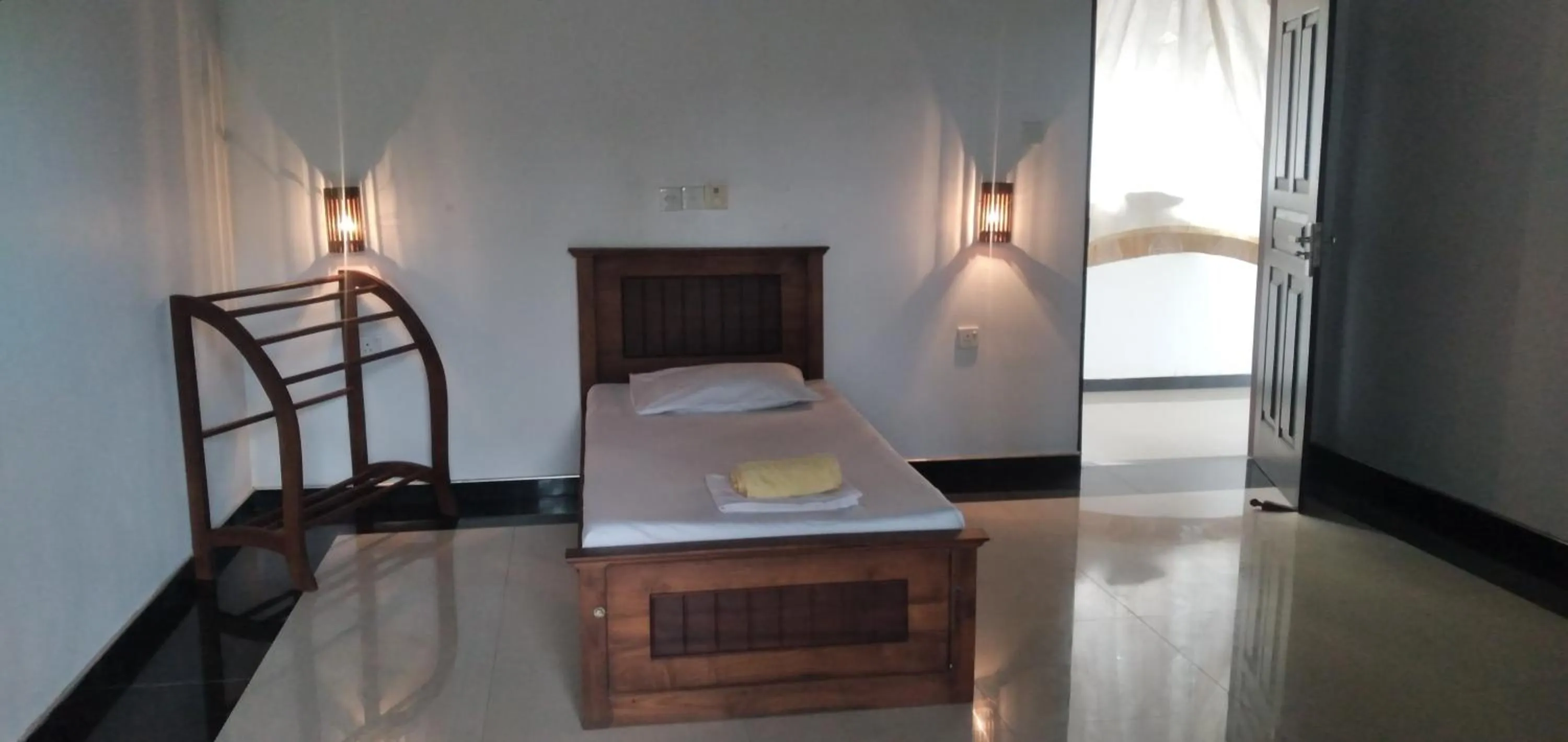 Bed in Lagoonvilla hotel