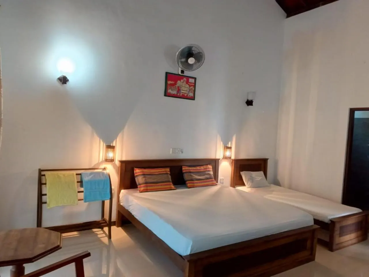 Bed in Lagoonvilla hotel