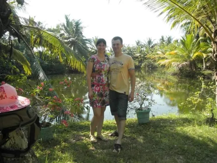 Garden in Lagoonvilla hotel