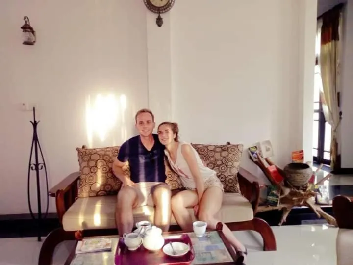 People in Lagoonvilla hotel