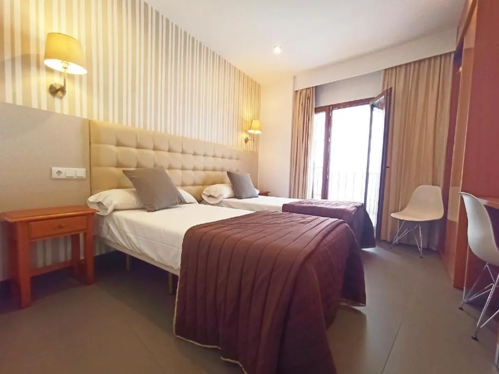 Bed in Hotel Rambla Emérita, centro ciudad