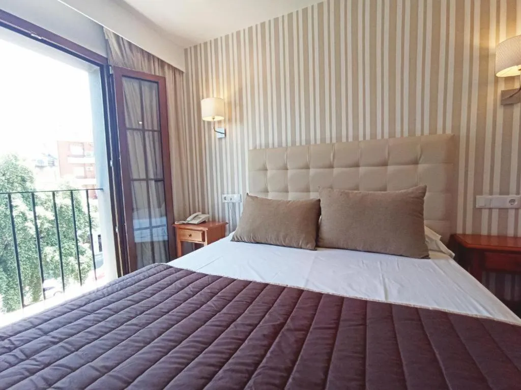 Bed in Hotel Rambla Emérita, centro ciudad