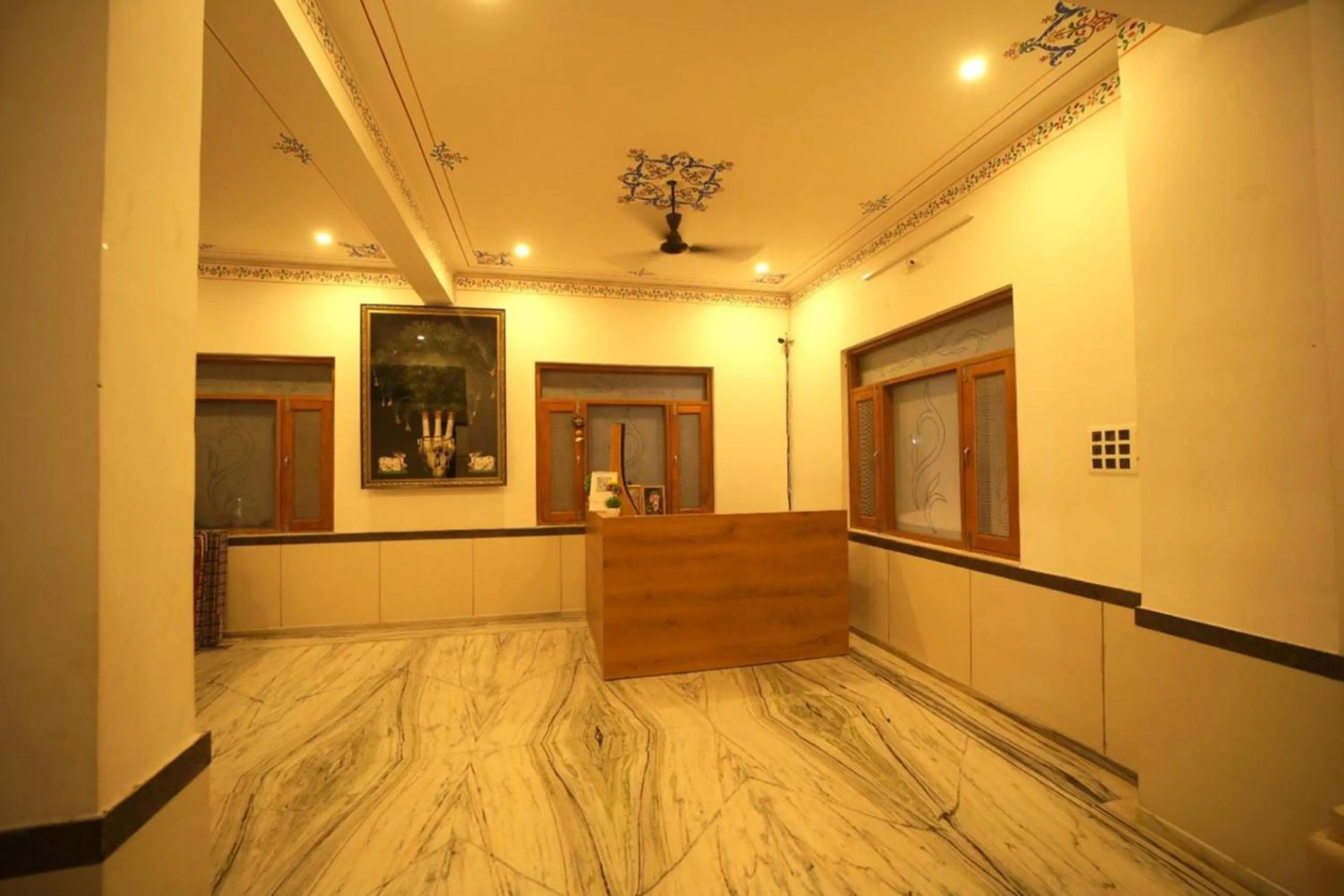 Lobby or reception in Shiv Ashray Resort