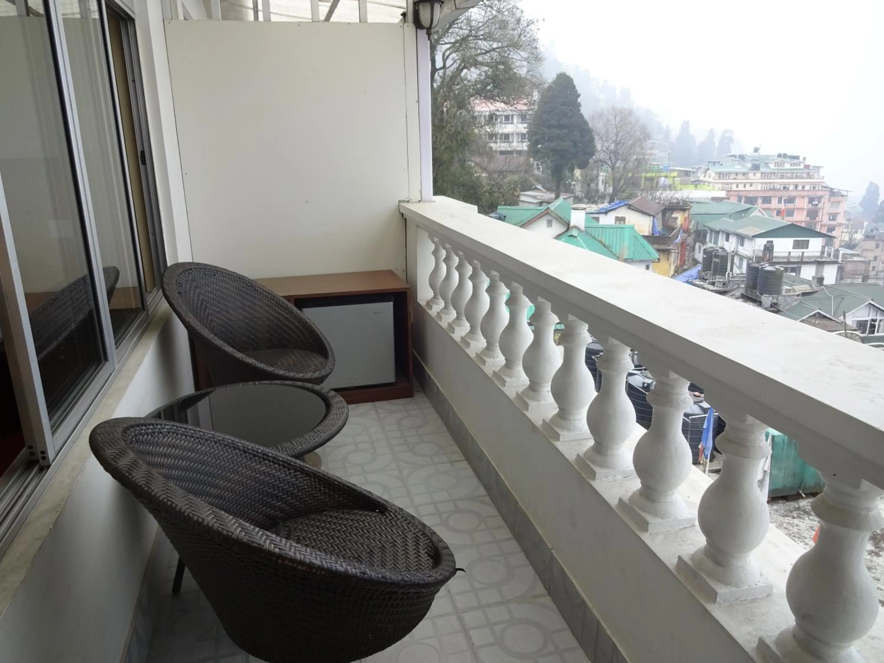 Balcony/Terrace in Hotel White Yak