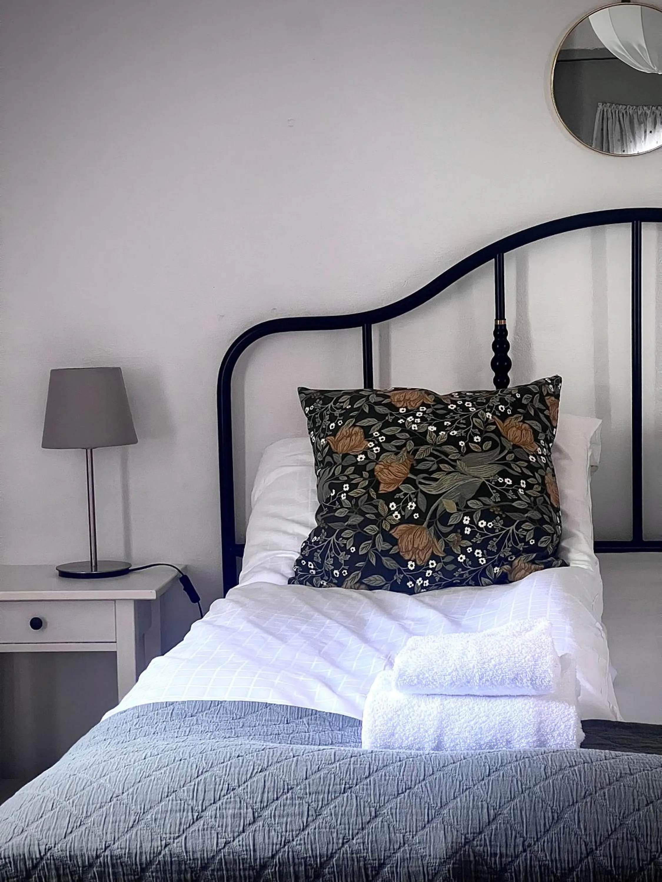 Bed in Svabesholms Kungsgårds B&B och Pensionat Stenshuvud