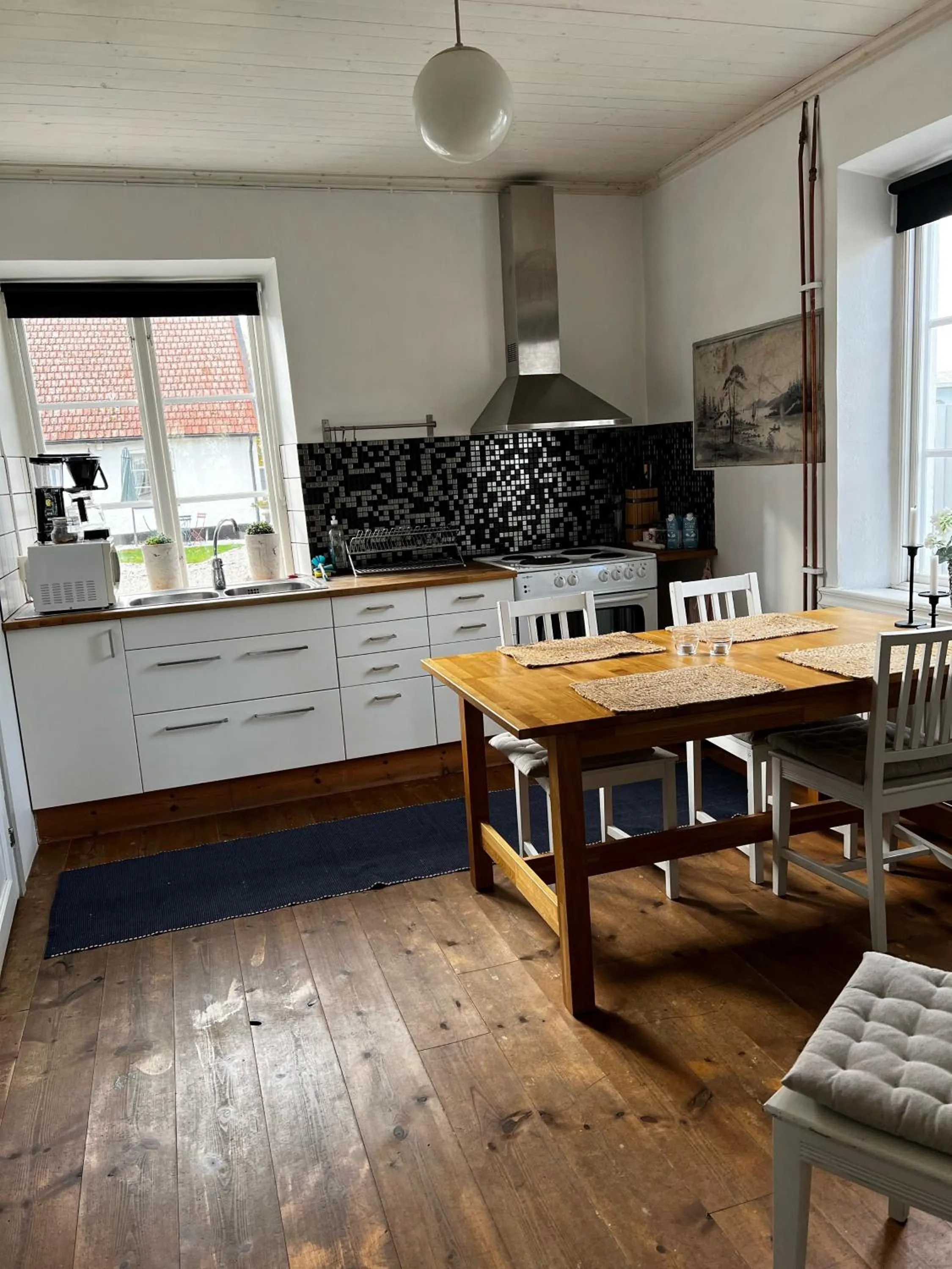 Kitchen or kitchenette in Svabesholms Kungsgårds B&B och Pensionat Stenshuvud