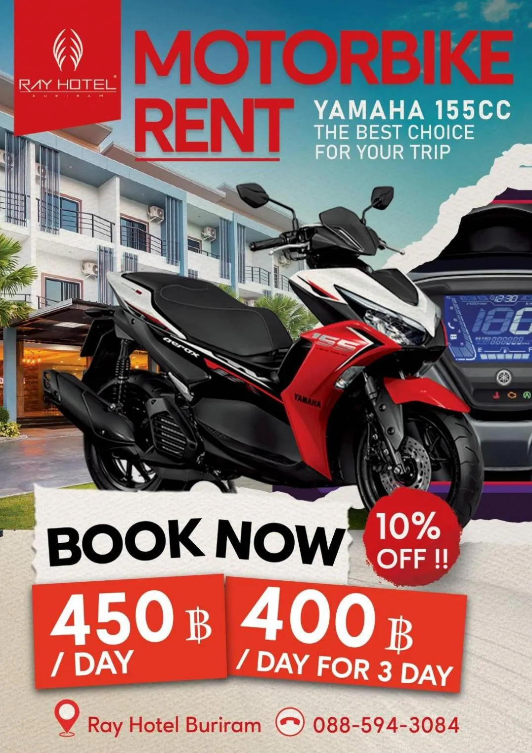 shuttle in Ray Hotel Buriram