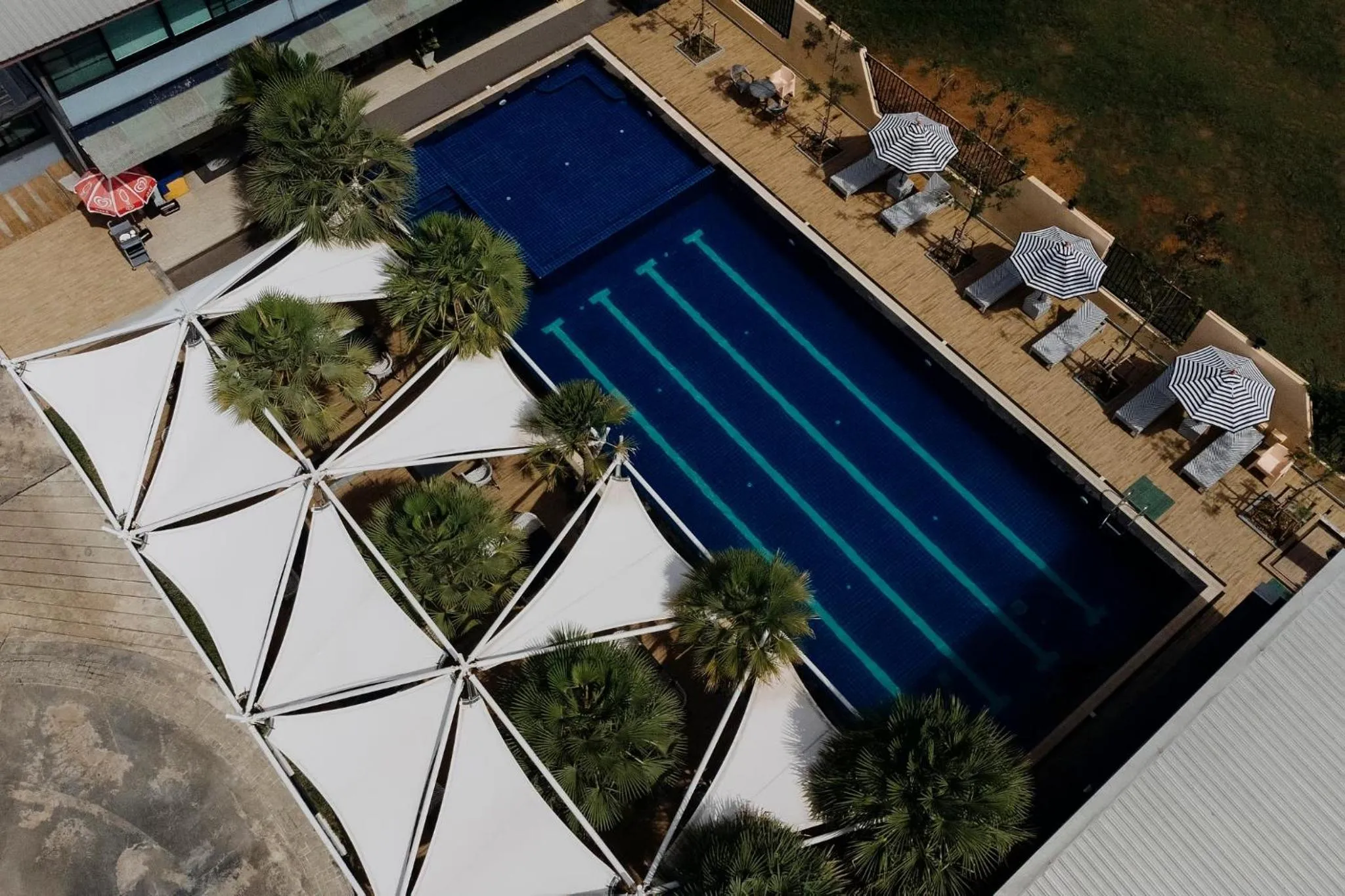 Swimming pool in Ray Hotel Buriram
