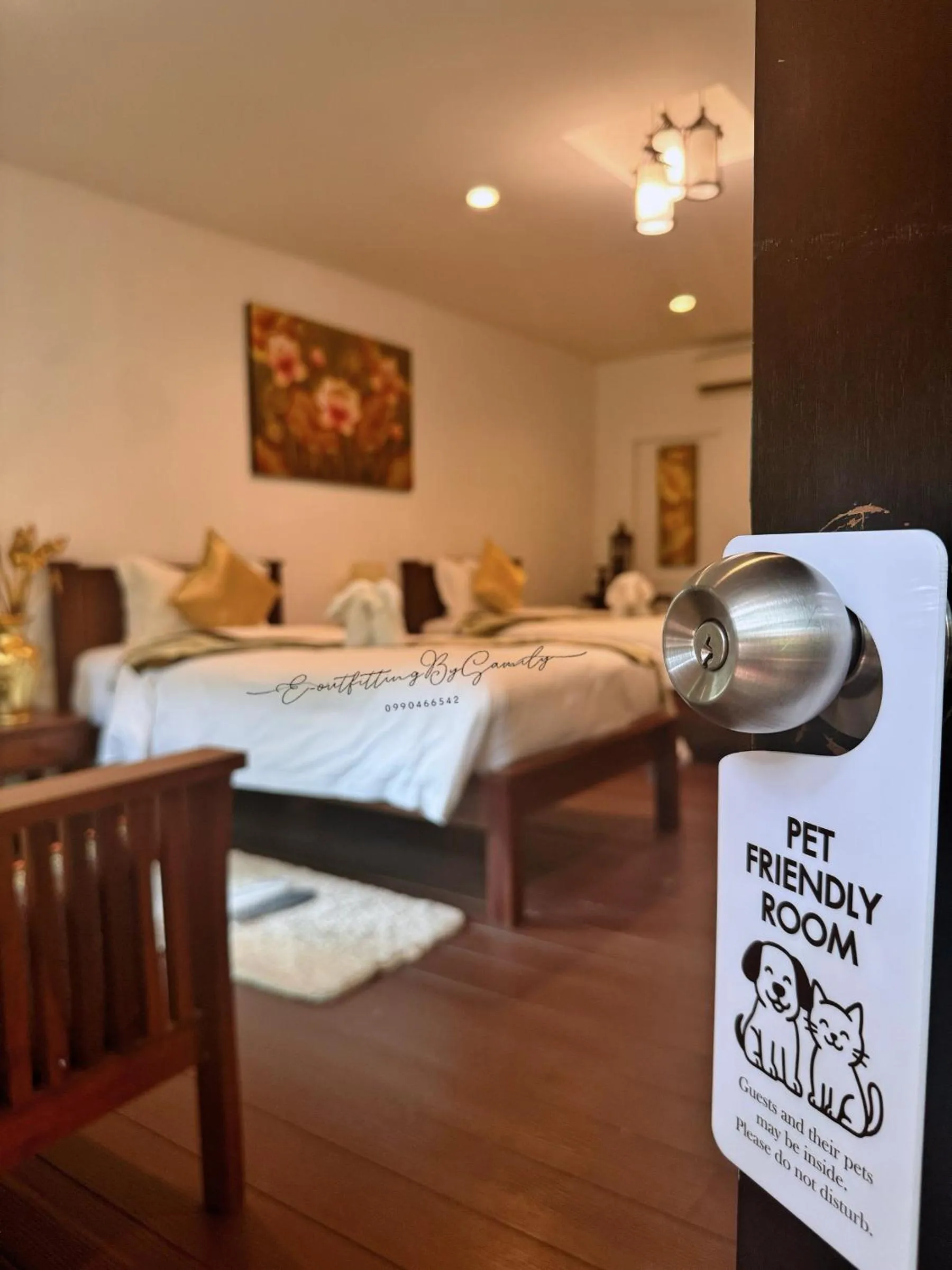 Bed in E-outfitting Boutique Chiang Mai