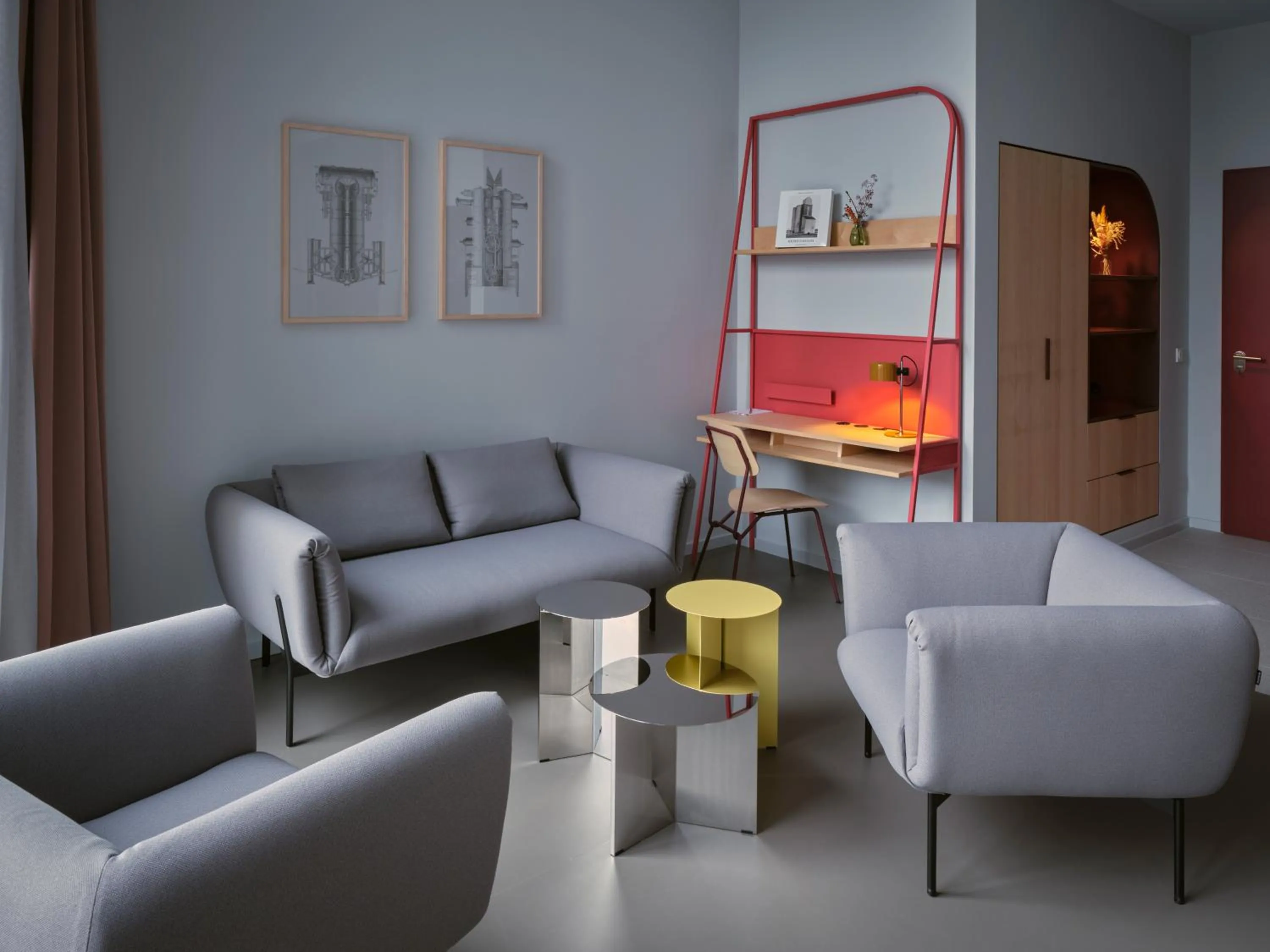 Seating area in NOXX Hotel Marburg