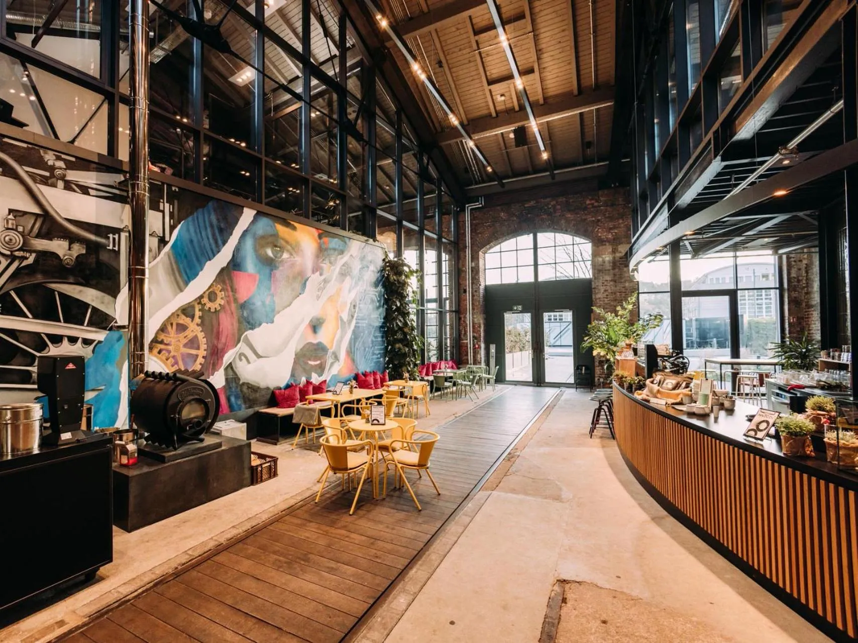 Restaurant/places to eat in NOXX Hotel Marburg