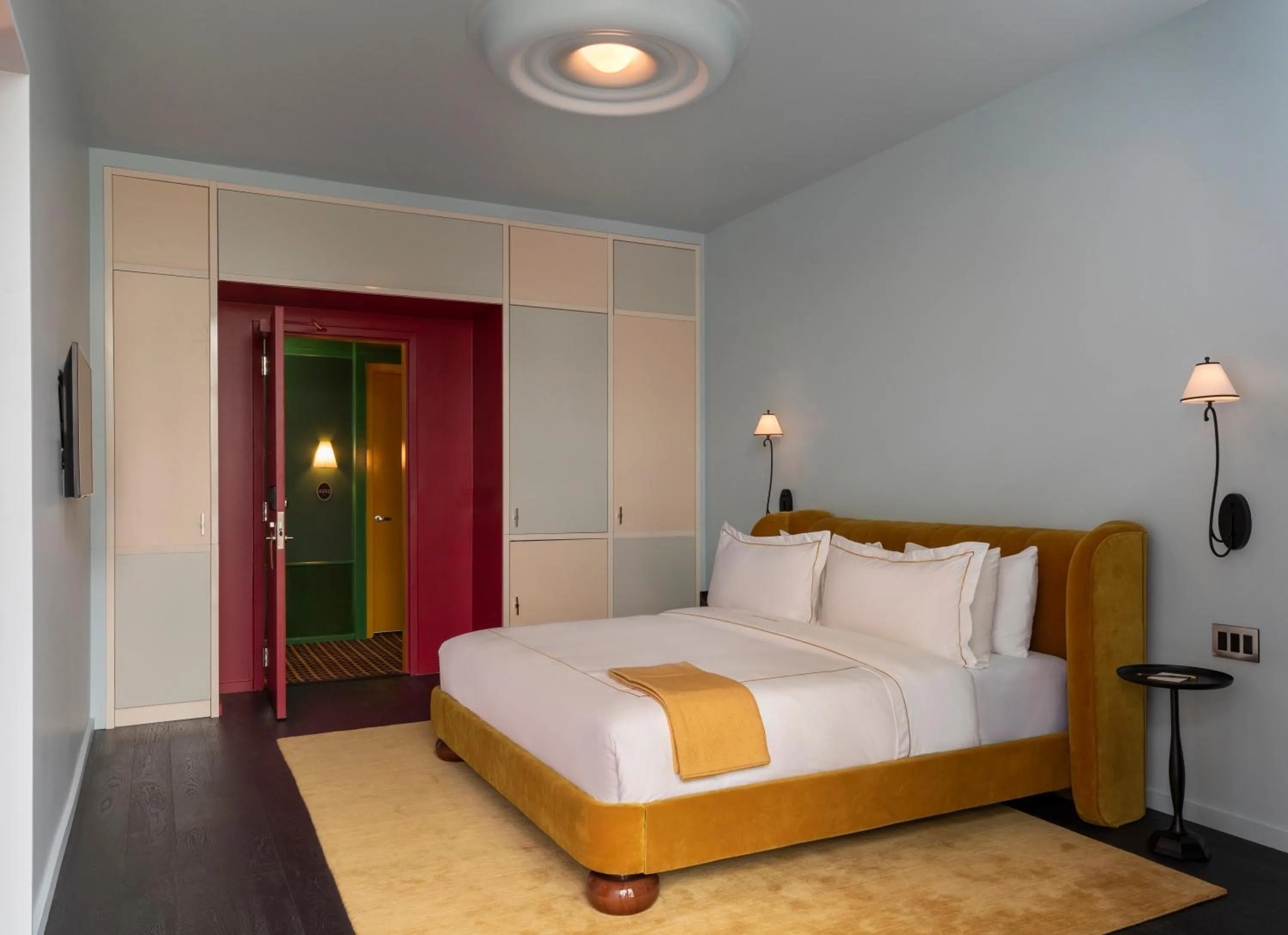 Bed in Hotel Saint Augustine