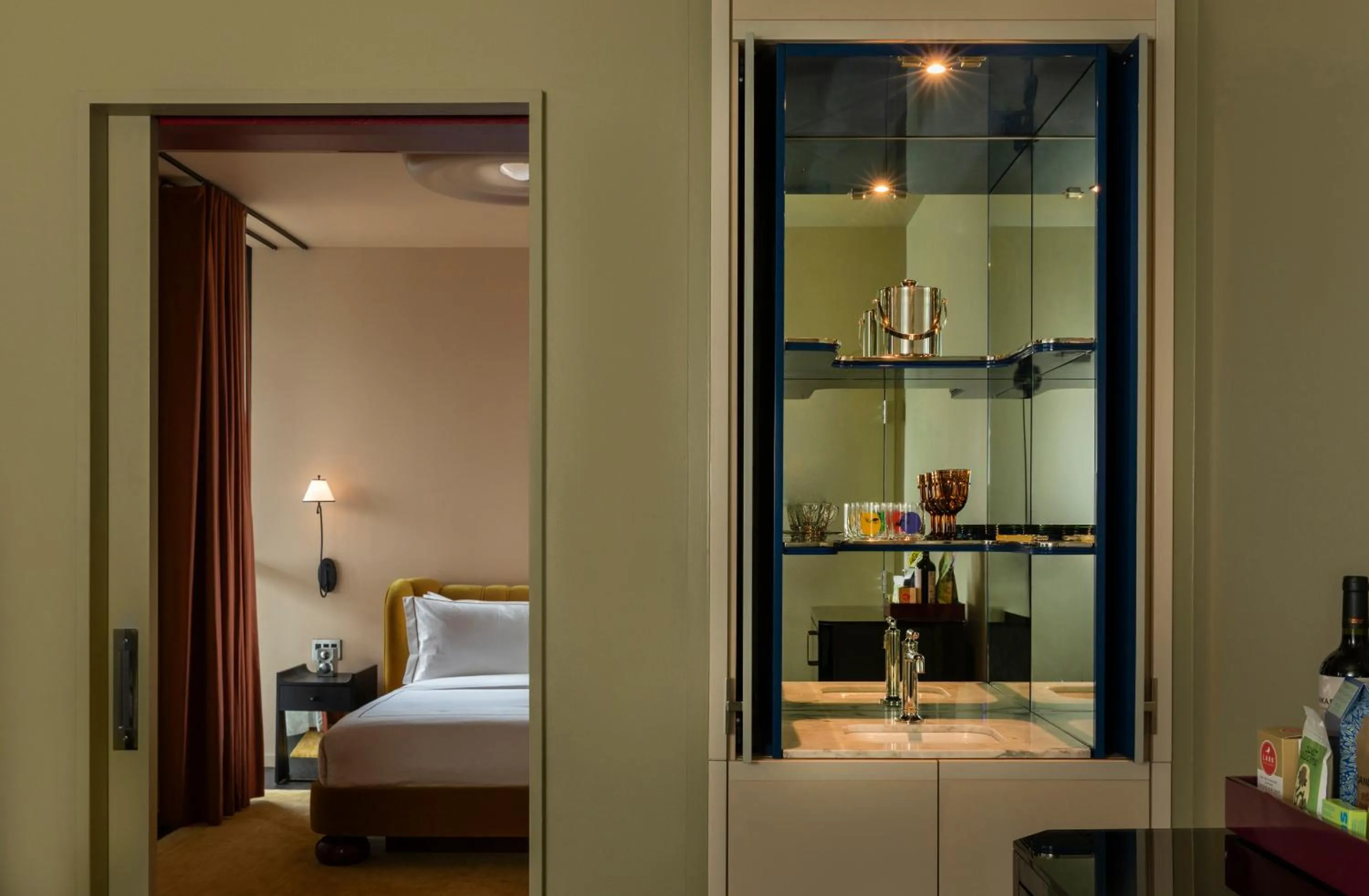 View (from property/room), Bed in Hotel Saint Augustine