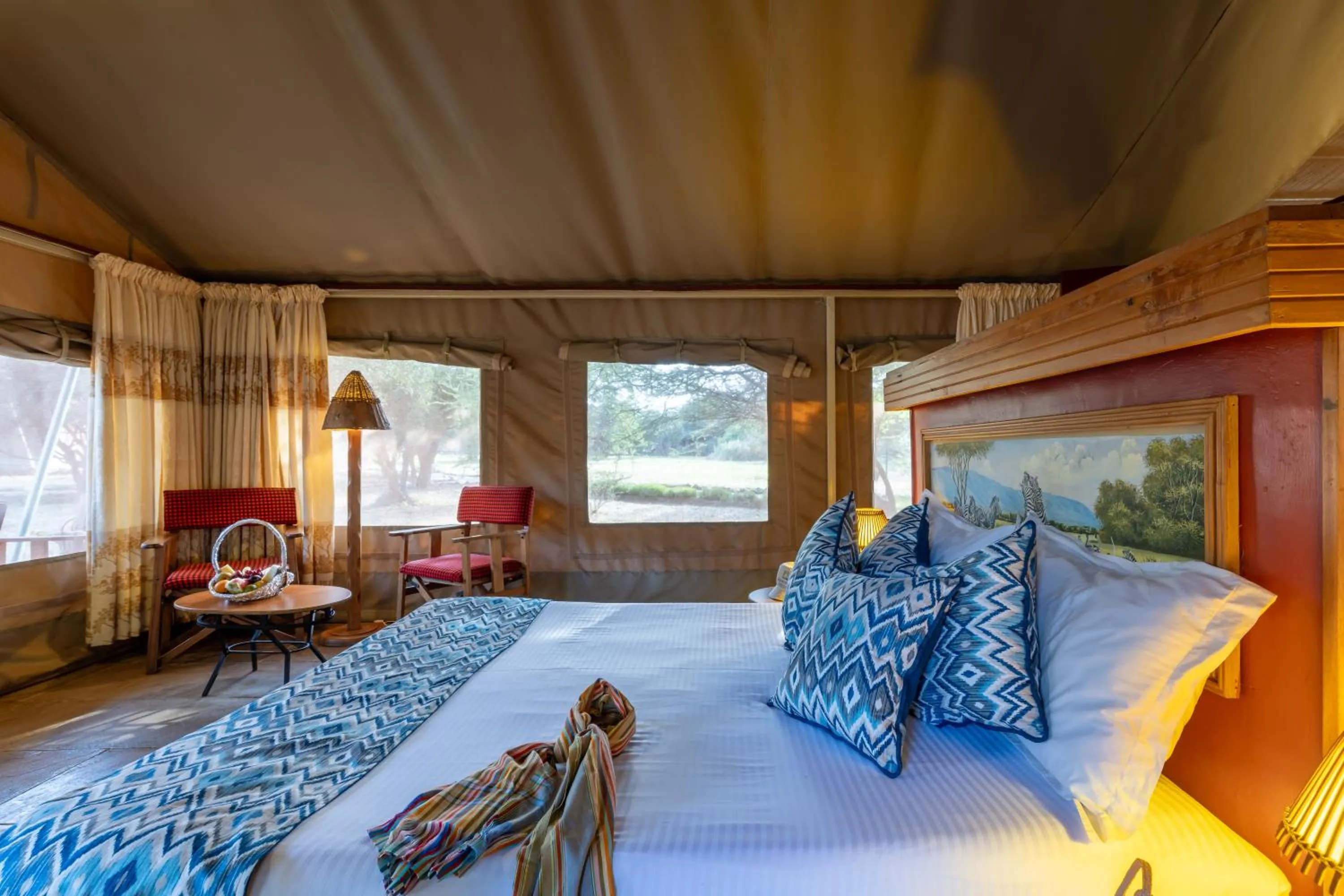 Bed in Sentrim Amboseli Lodge