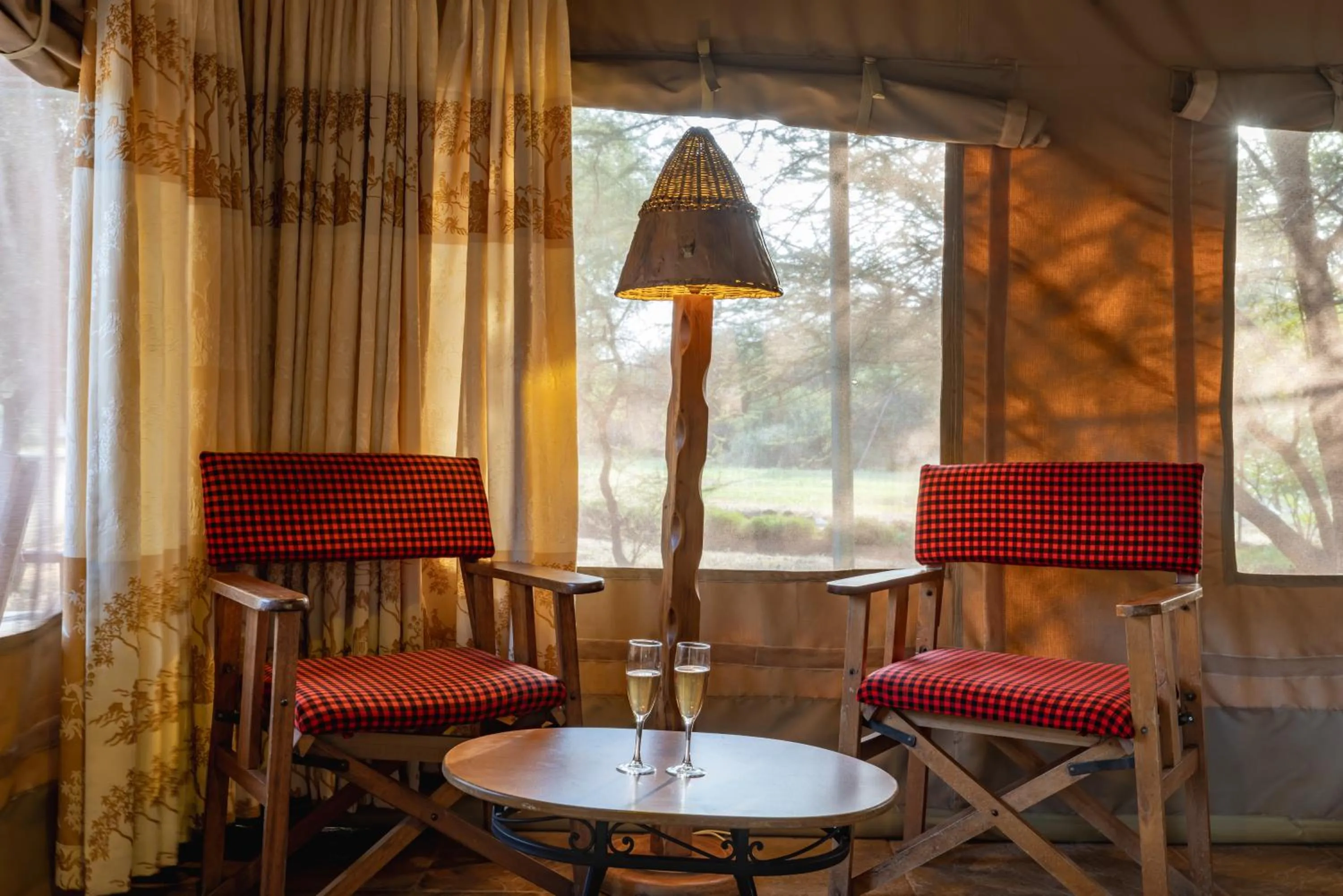Seating area in Sentrim Amboseli Lodge