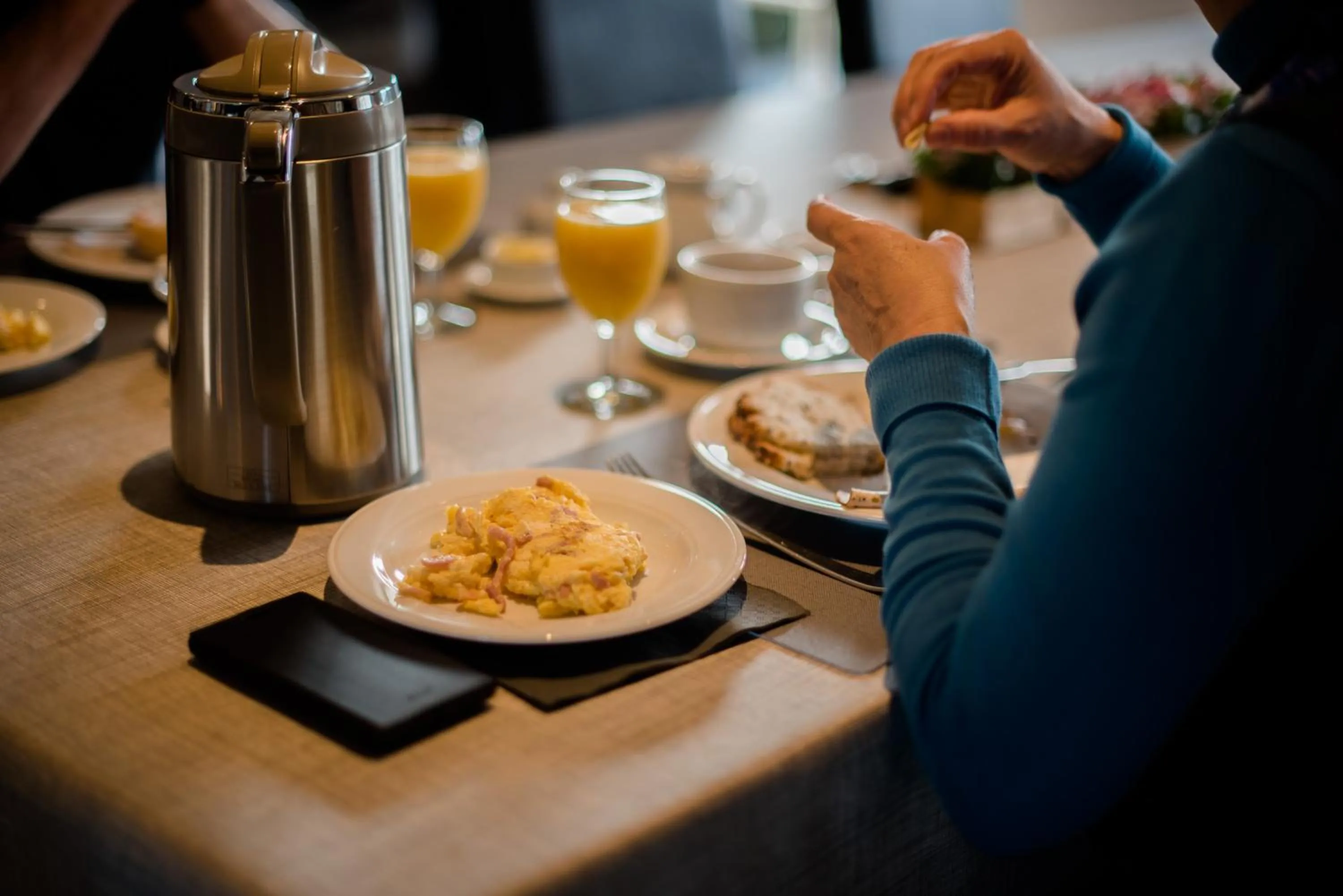 Buffet breakfast in B&B De Bergvallei