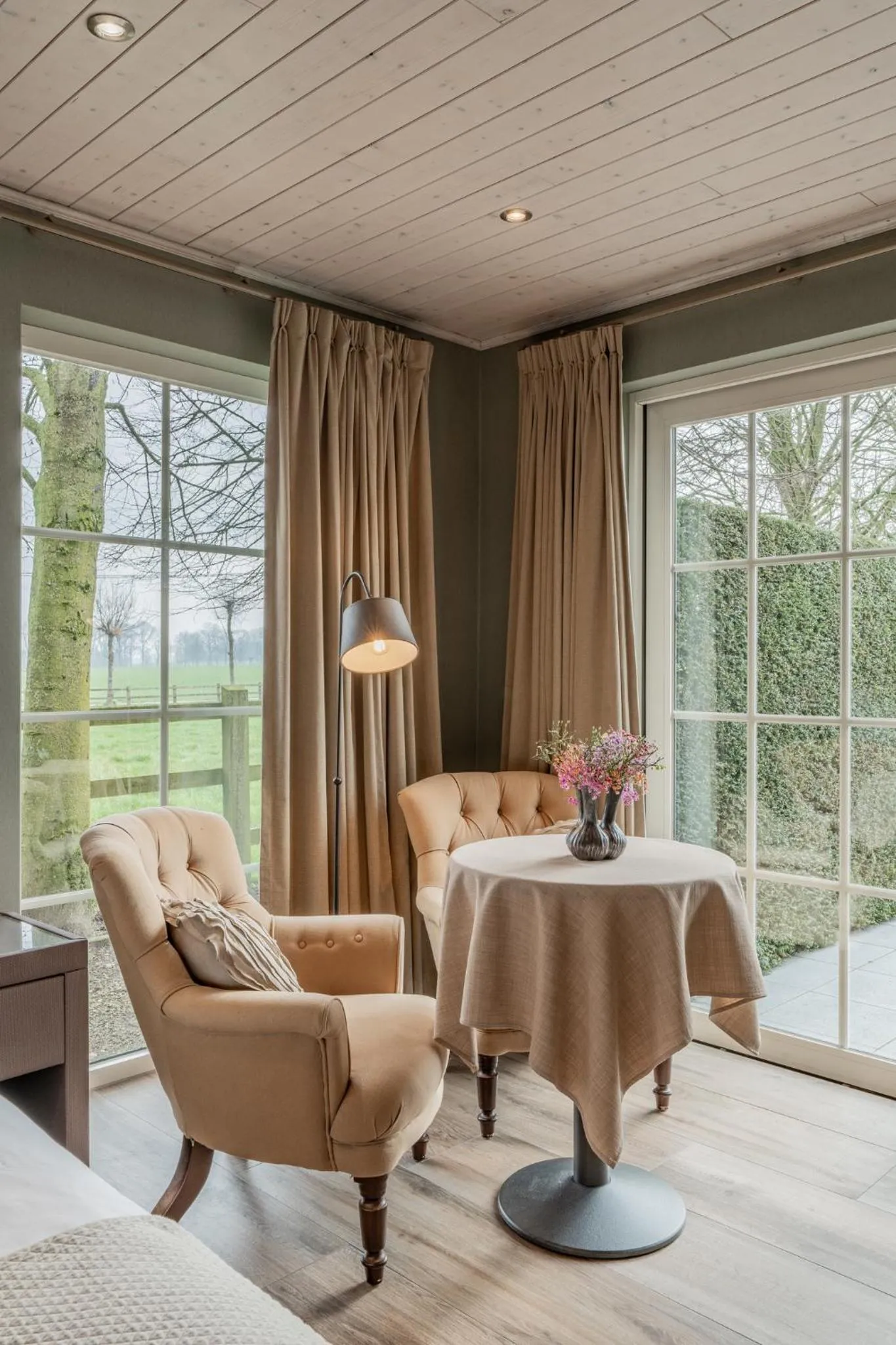 Seating area in B&B De Bergvallei