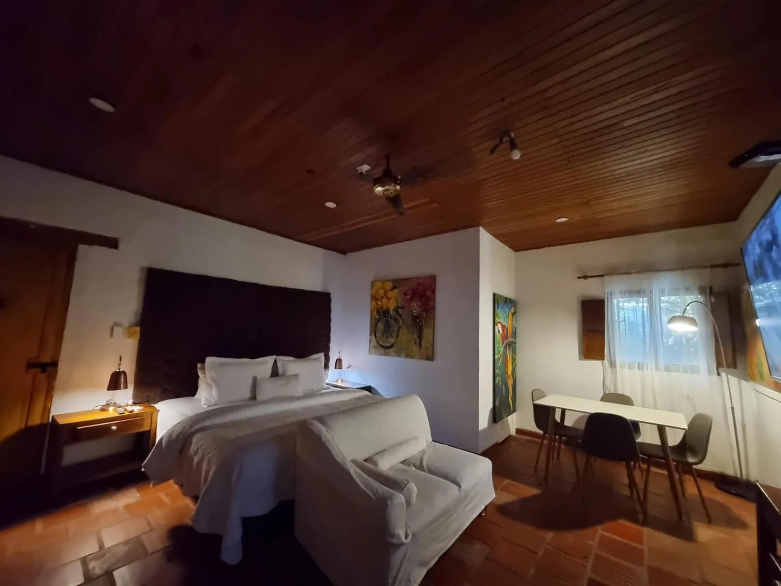 Decorative detail, Bed in Hotel Boutique Casa de Los Santos Reyes Valledupar