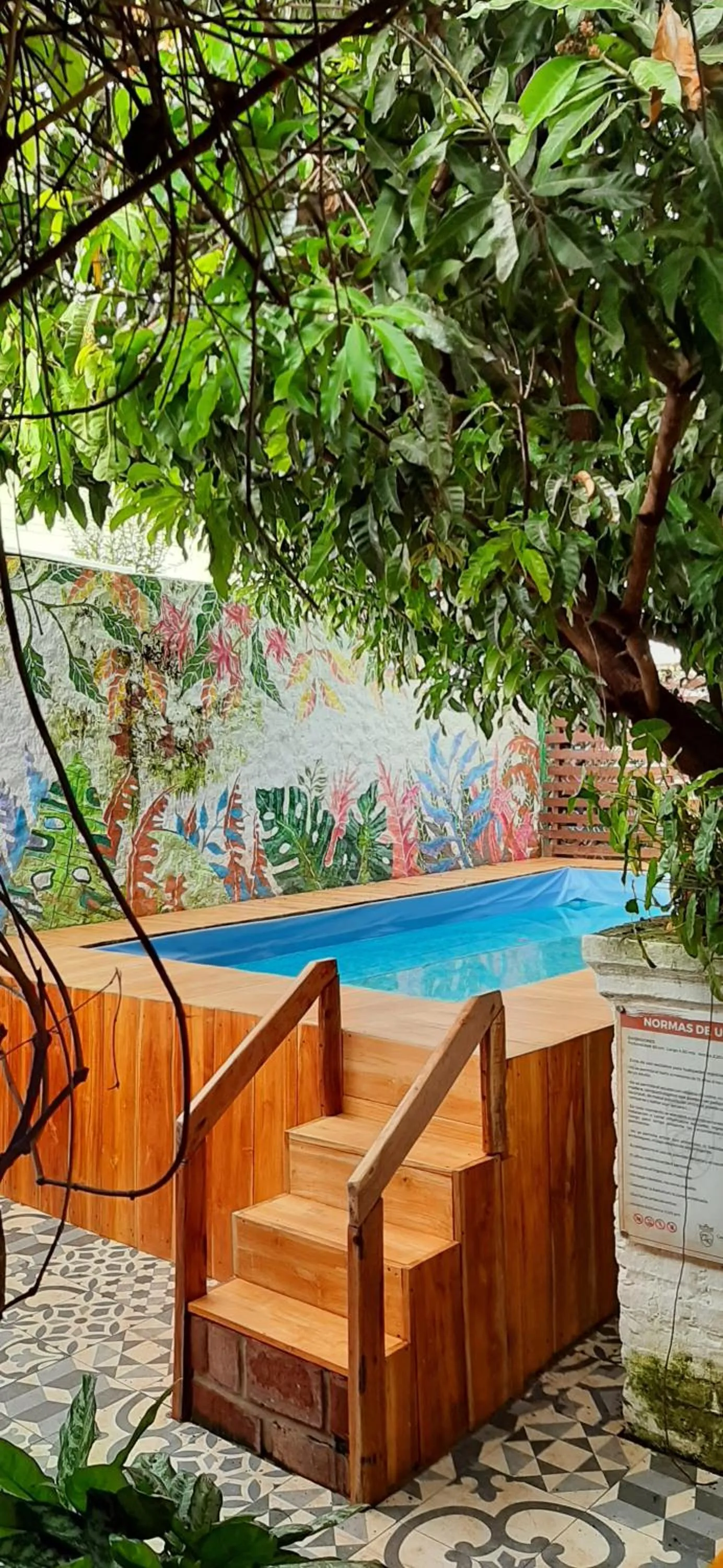 Swimming pool in Hotel Boutique Casa de Los Santos Reyes Valledupar