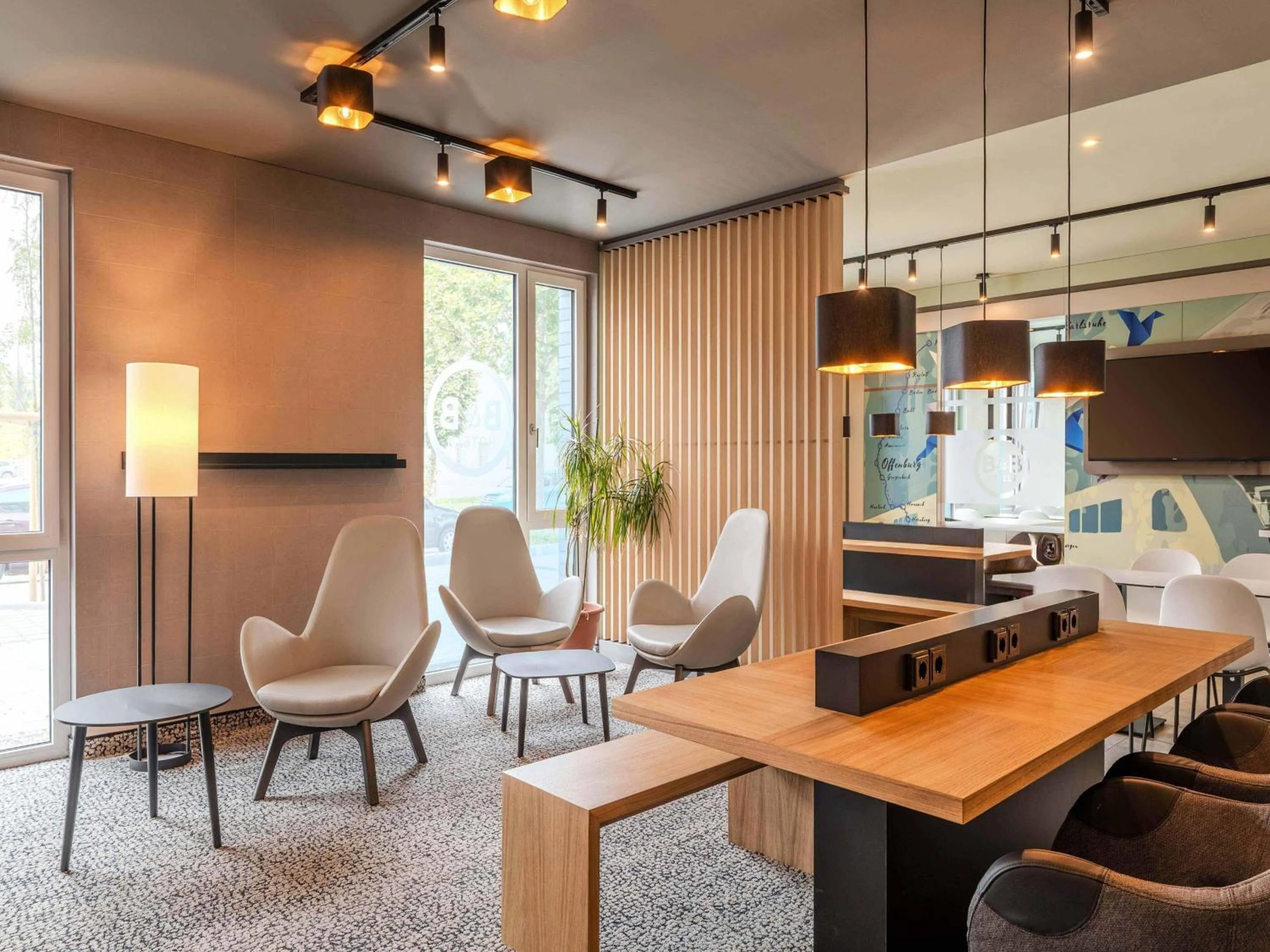 Lobby or reception in B&B HOTEL Offenburg-Hbf