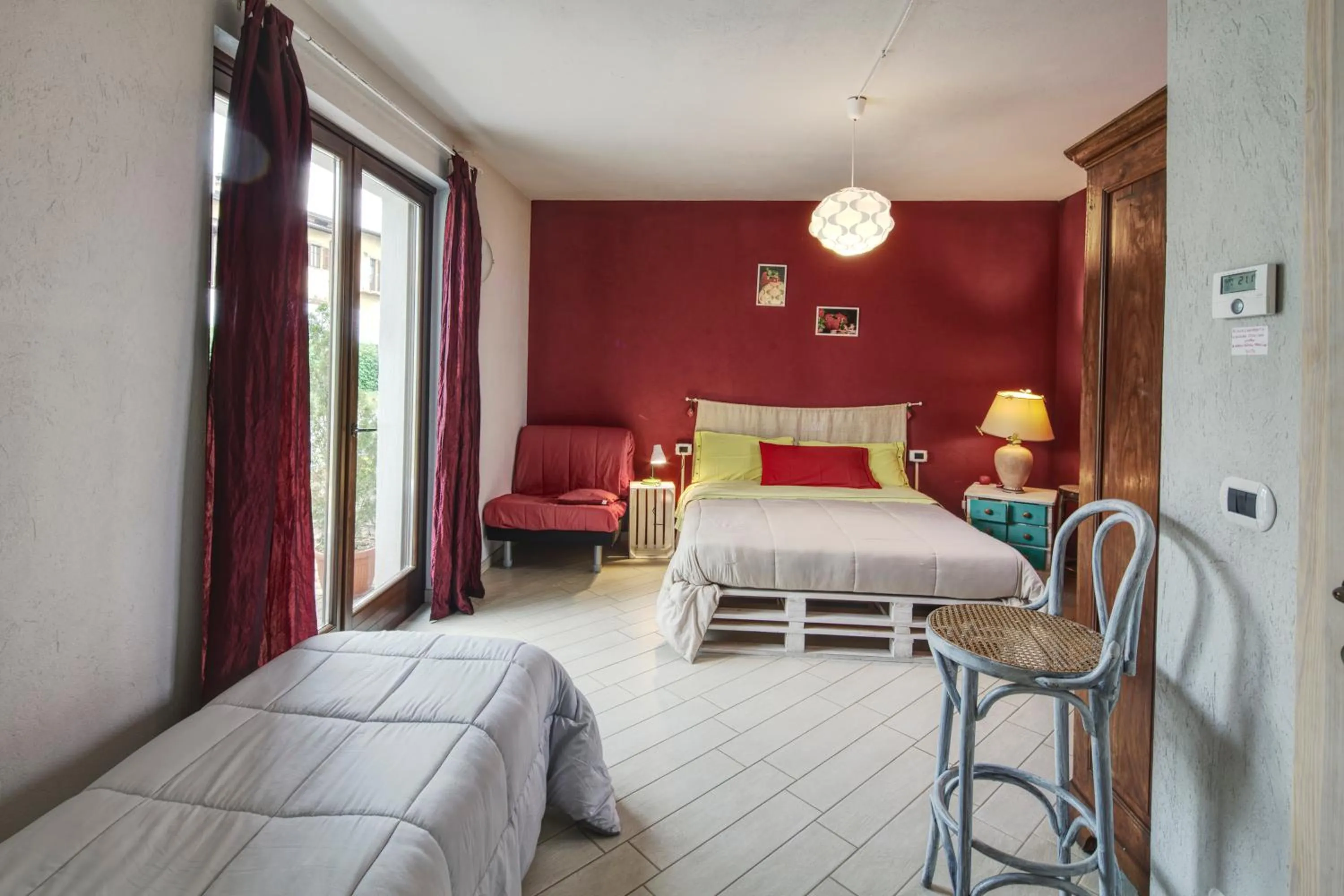Bed in Bed and Breakfast Ca D'Pandin