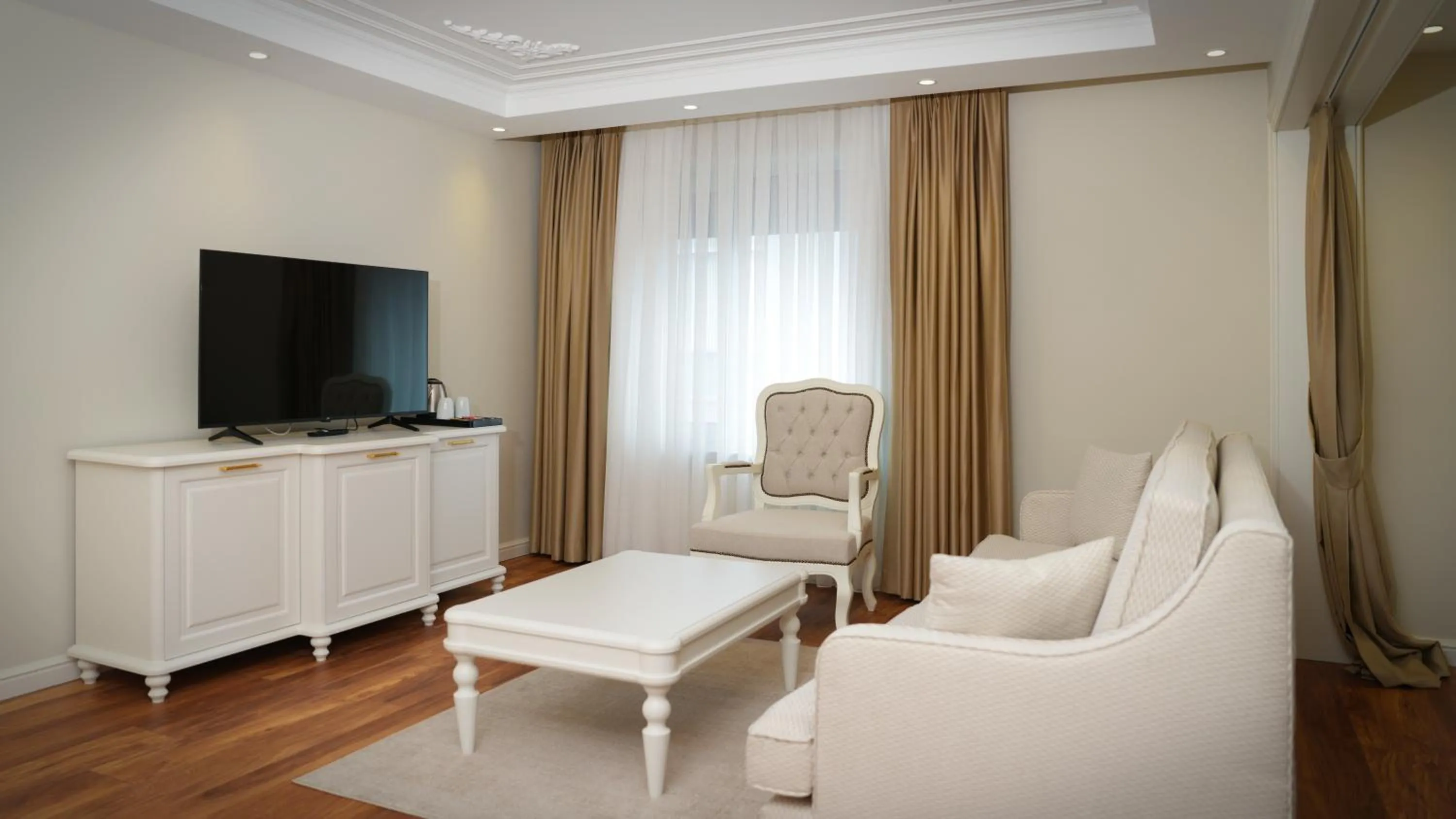 Seating area in Gaia Suites Istanbul