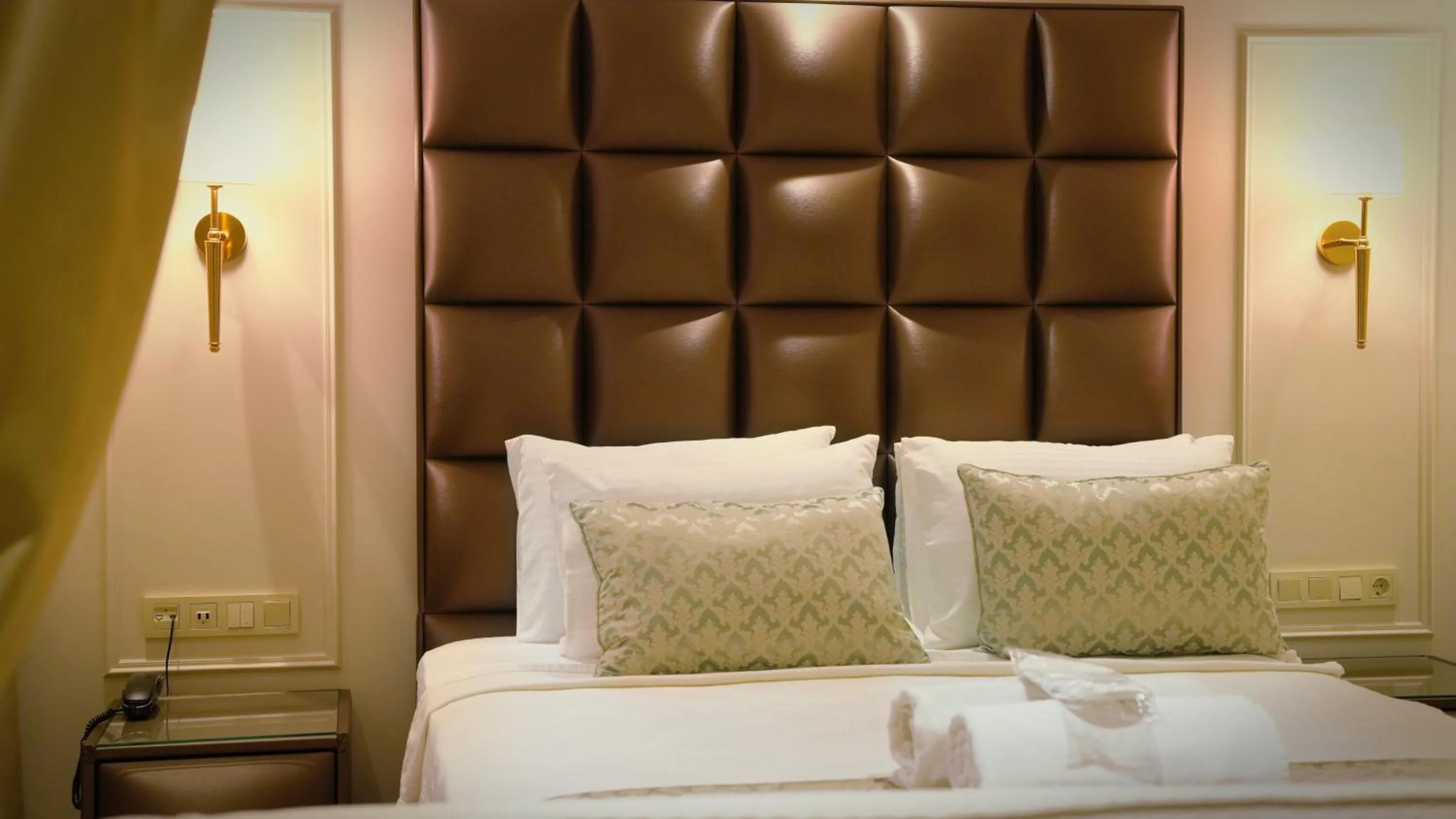 Bed in Gaia Suites Istanbul