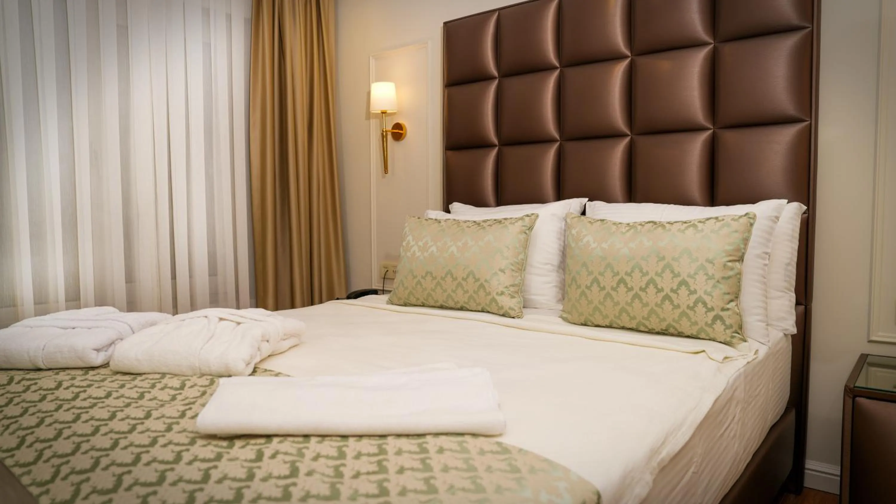 Bed in Gaia Suites Istanbul