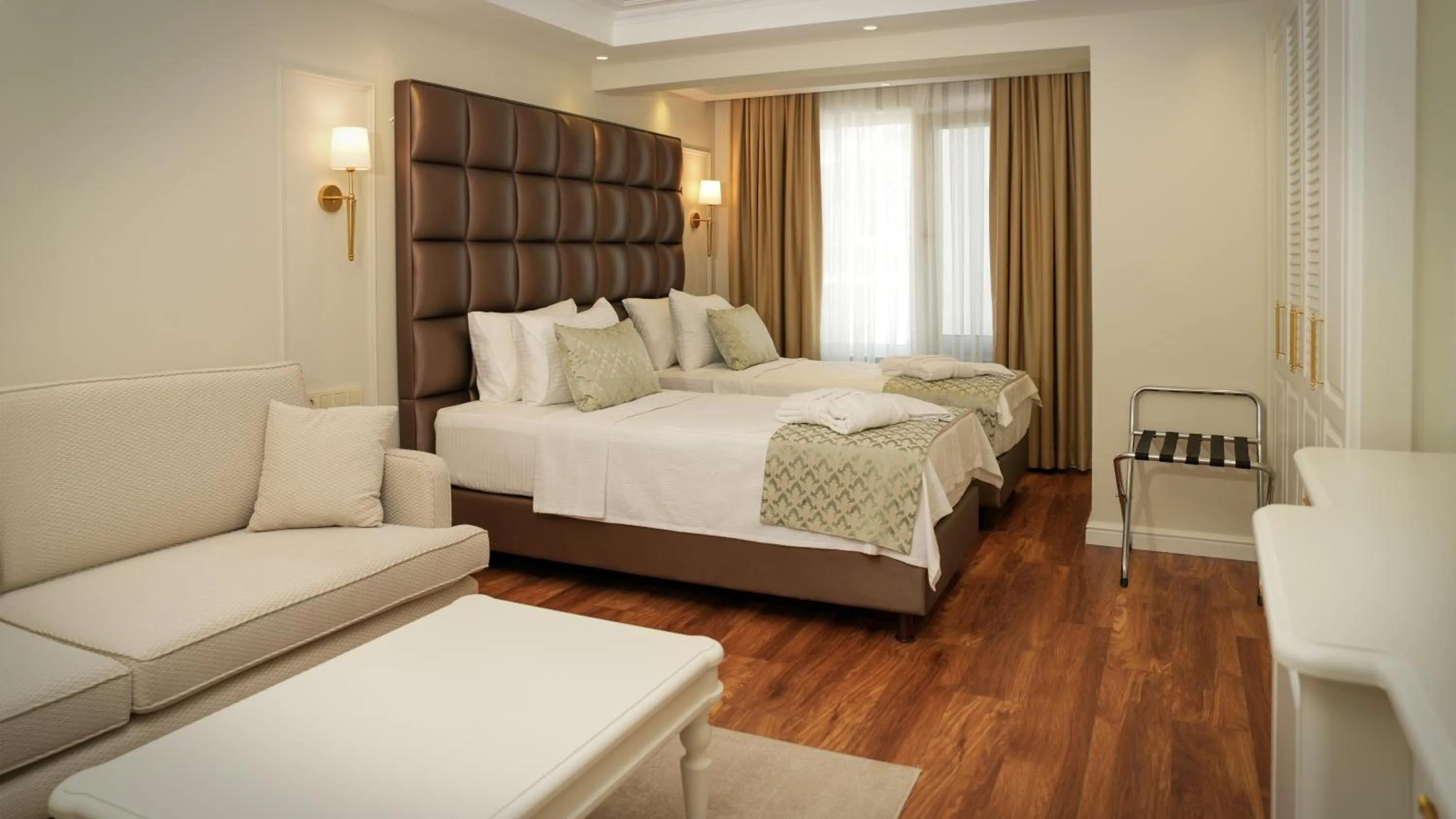 Bed in Gaia Suites Istanbul