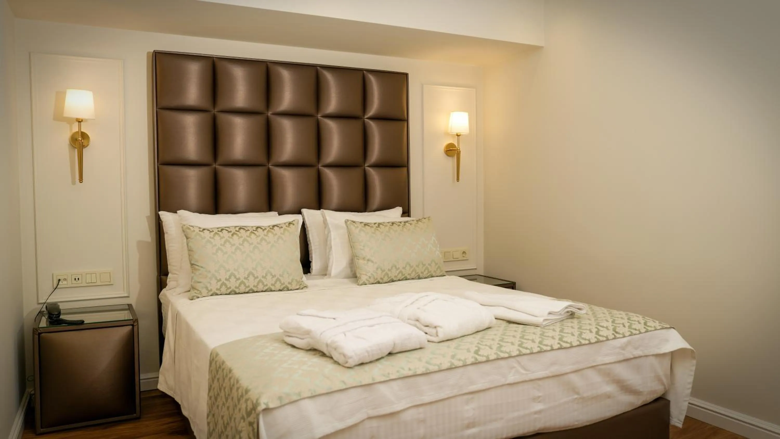 Bed in Gaia Suites Istanbul