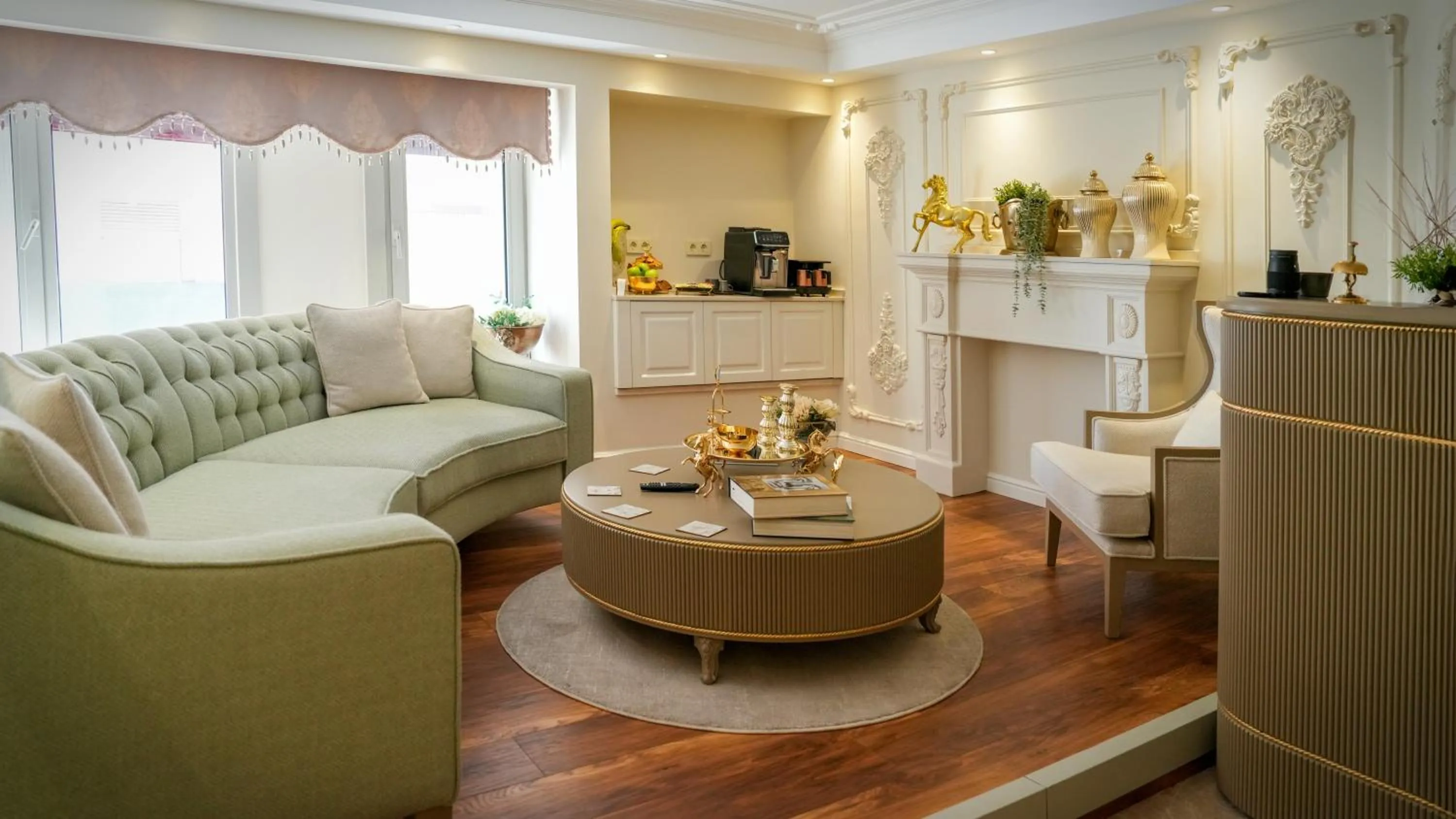 Communal lounge/ TV room in Gaia Suites Istanbul