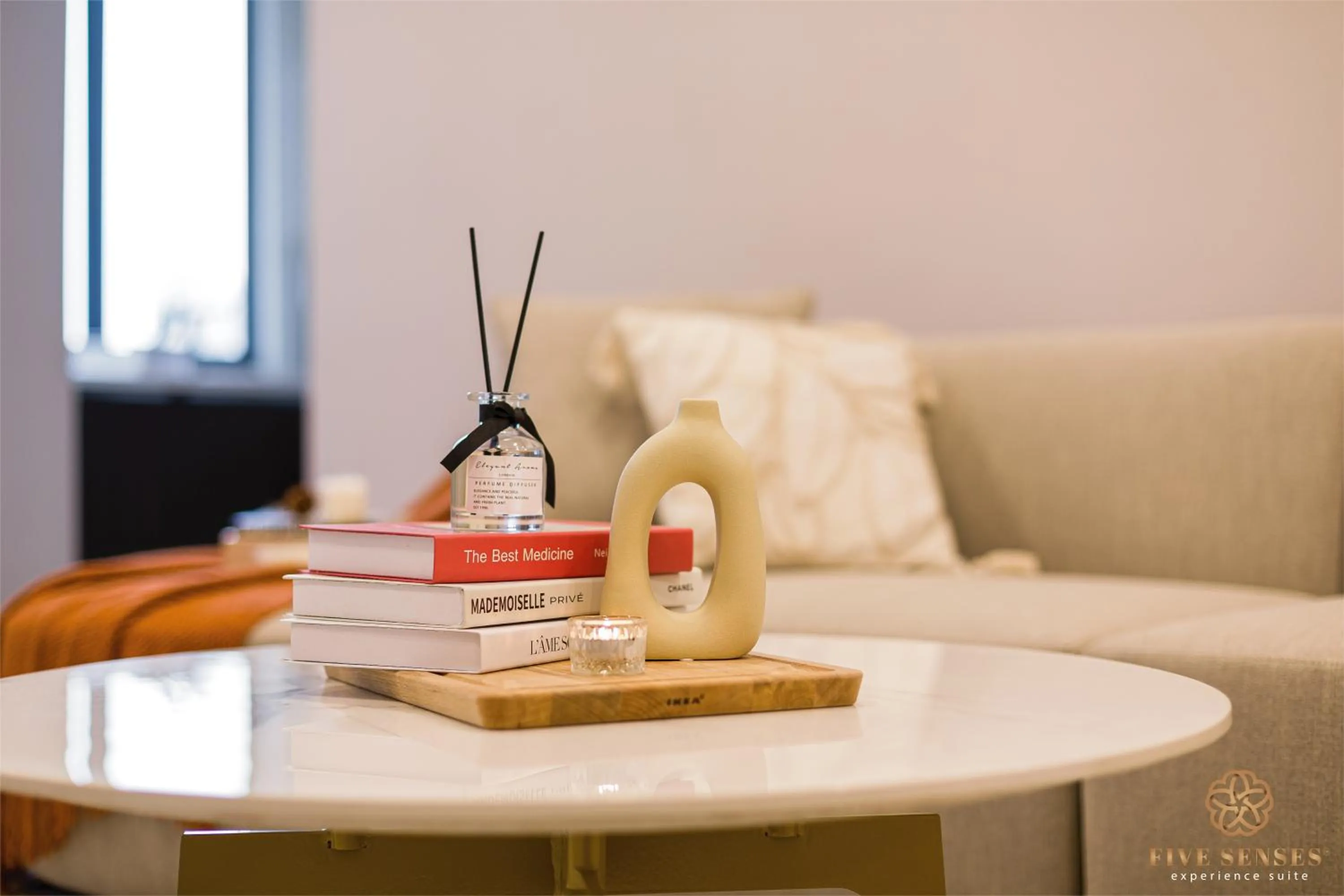 Living room in The Manor Residence KLCC by Five Senses