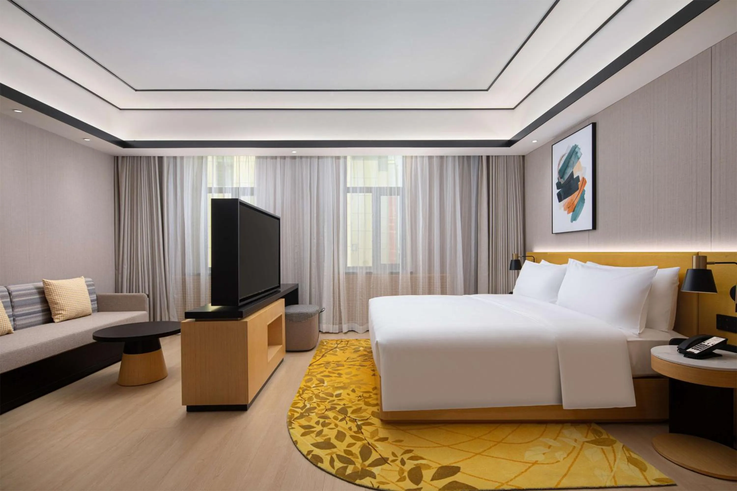 Bed in Hilton Garden Inn Hulunbuir Hailar