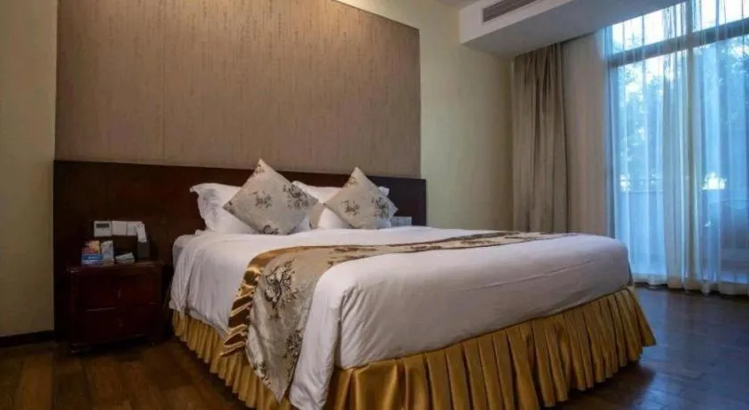 Bed in Serenity Marina Hotel