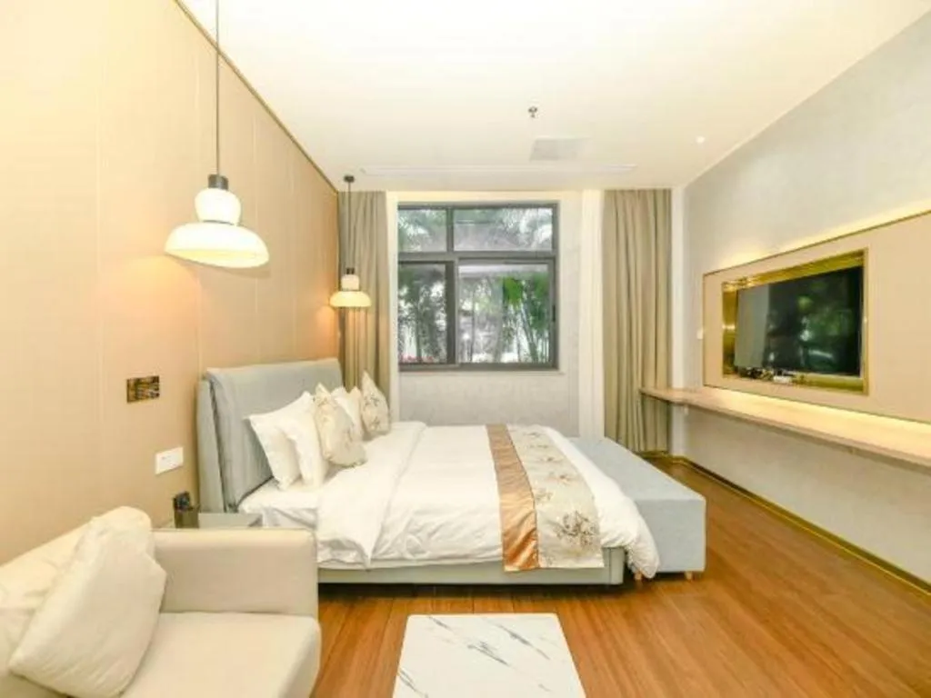 Bed in Serenity Marina Hotel