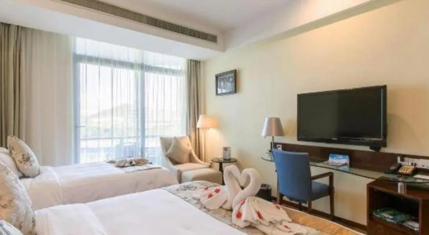 Bed in Serenity Marina Hotel