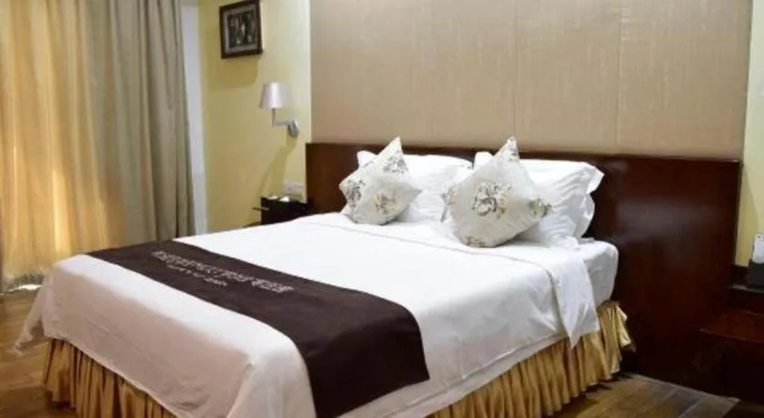 Bed in Serenity Marina Hotel