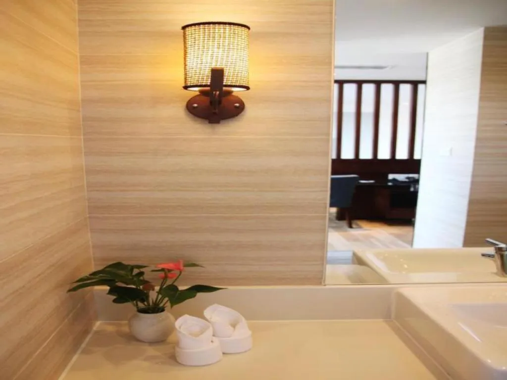 Bed in Serenity Marina Hotel