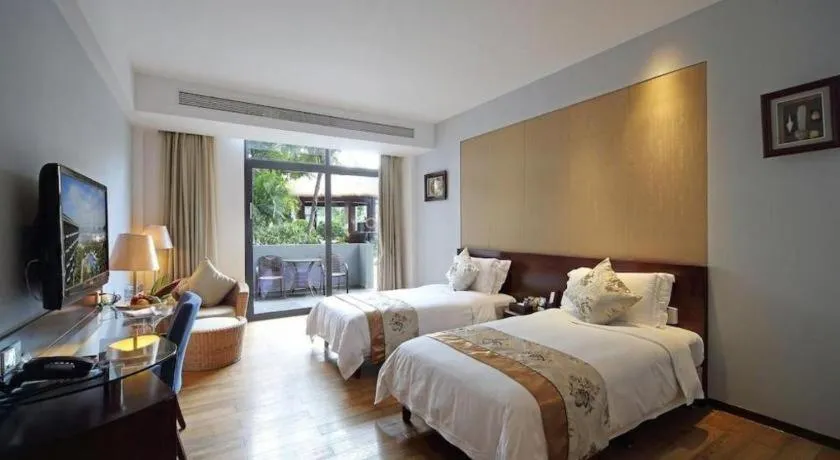 Bed in Serenity Marina Hotel