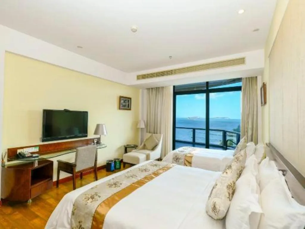 Bed in Serenity Marina Hotel