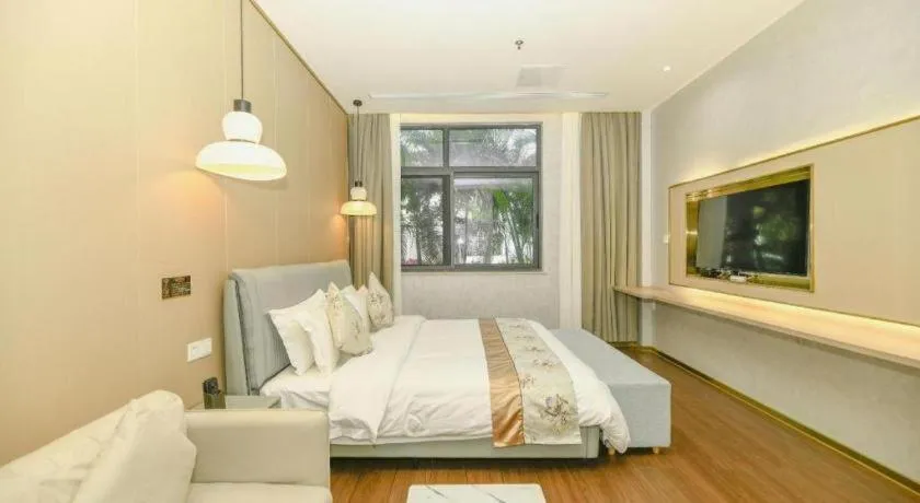 Bed in Serenity Marina Hotel