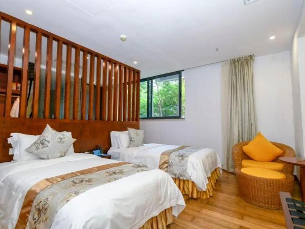 Bed in Serenity Marina Hotel