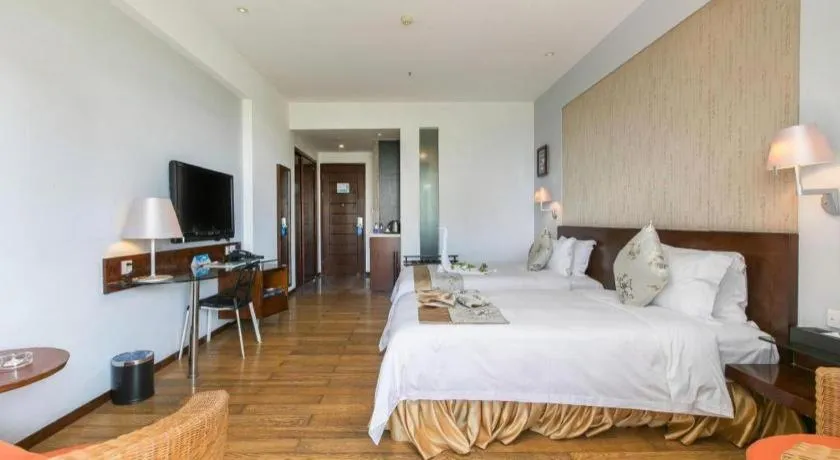 Bed in Serenity Marina Hotel