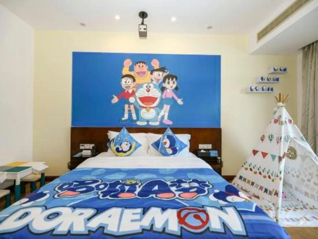 Bed in Serenity Marina Hotel