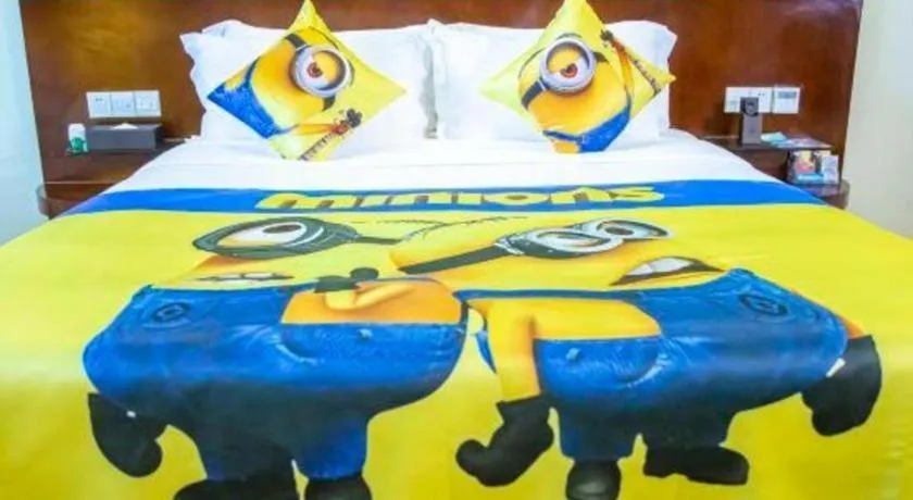 Bed in Serenity Marina Hotel