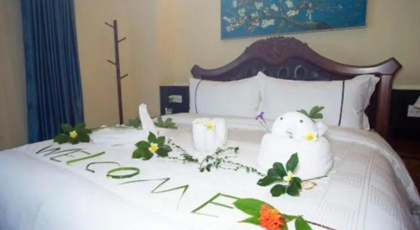 Bed in Serenity Marina Hotel