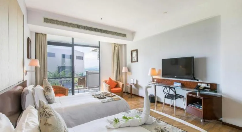 Bed in Serenity Marina Hotel