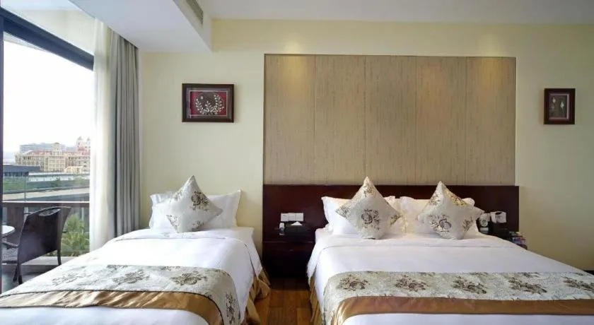 Bed in Serenity Marina Hotel